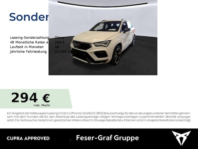 CUPRA Ateca VZ 2.0 TSI DSG BEATS*NAVI*360*DCC*ACC*LM (DKT5032073)