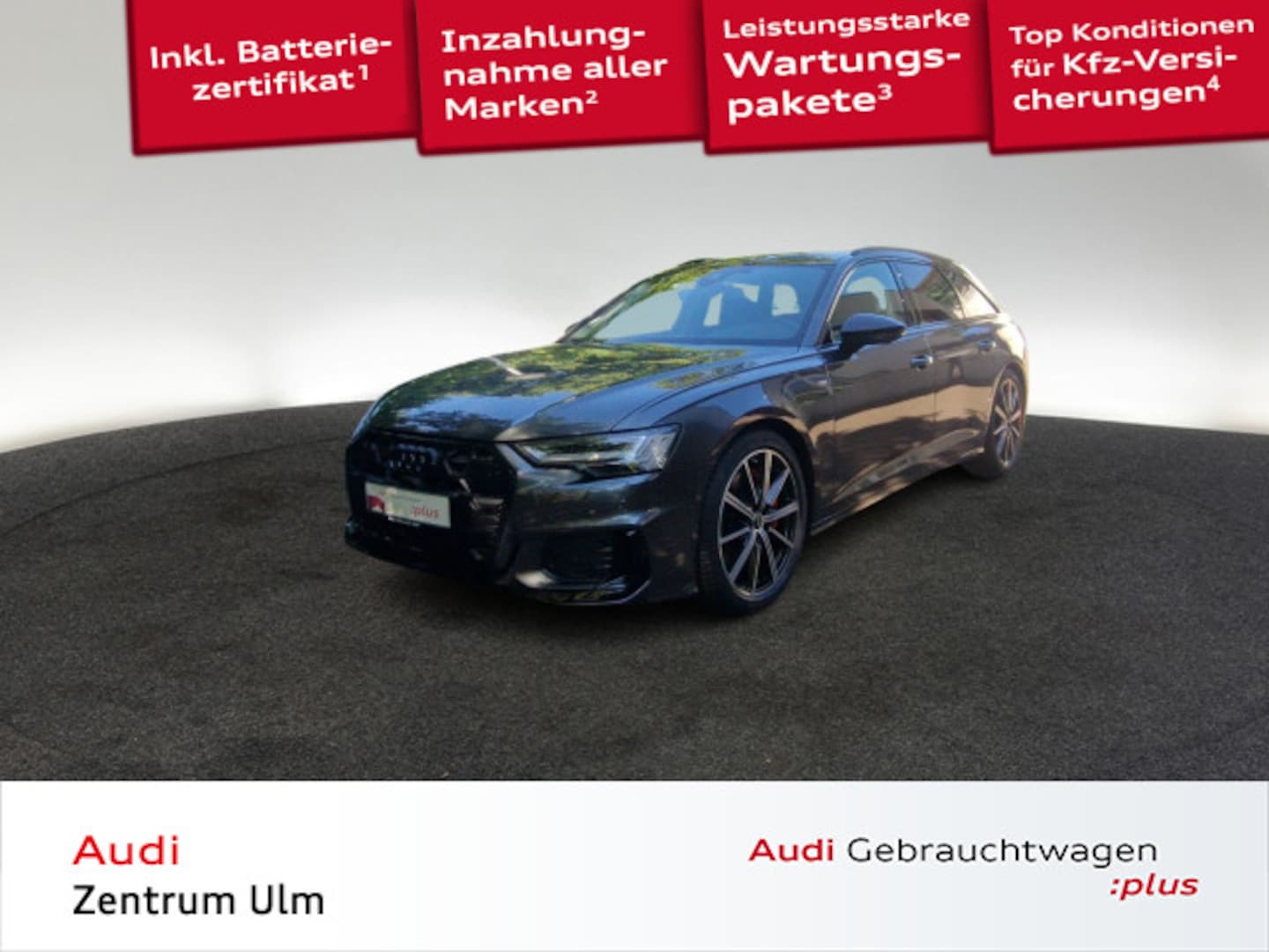 Bild über Audi A6 Avant TFSI e S line 55 TFSI e quattro S tronic - für weitere Informationen kontaktieren Sie den Audi Partner