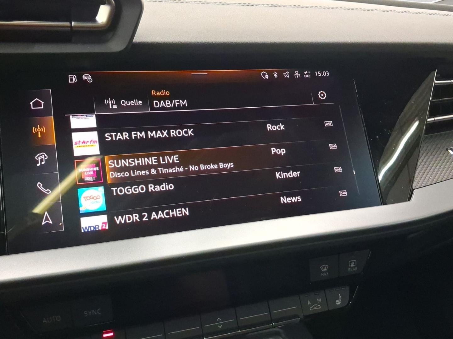 Bild über Audi A3 Sportback TFSI e TFSI e 200 kW S tronic - für weitere Informationen kontaktieren Sie den Audi Partner