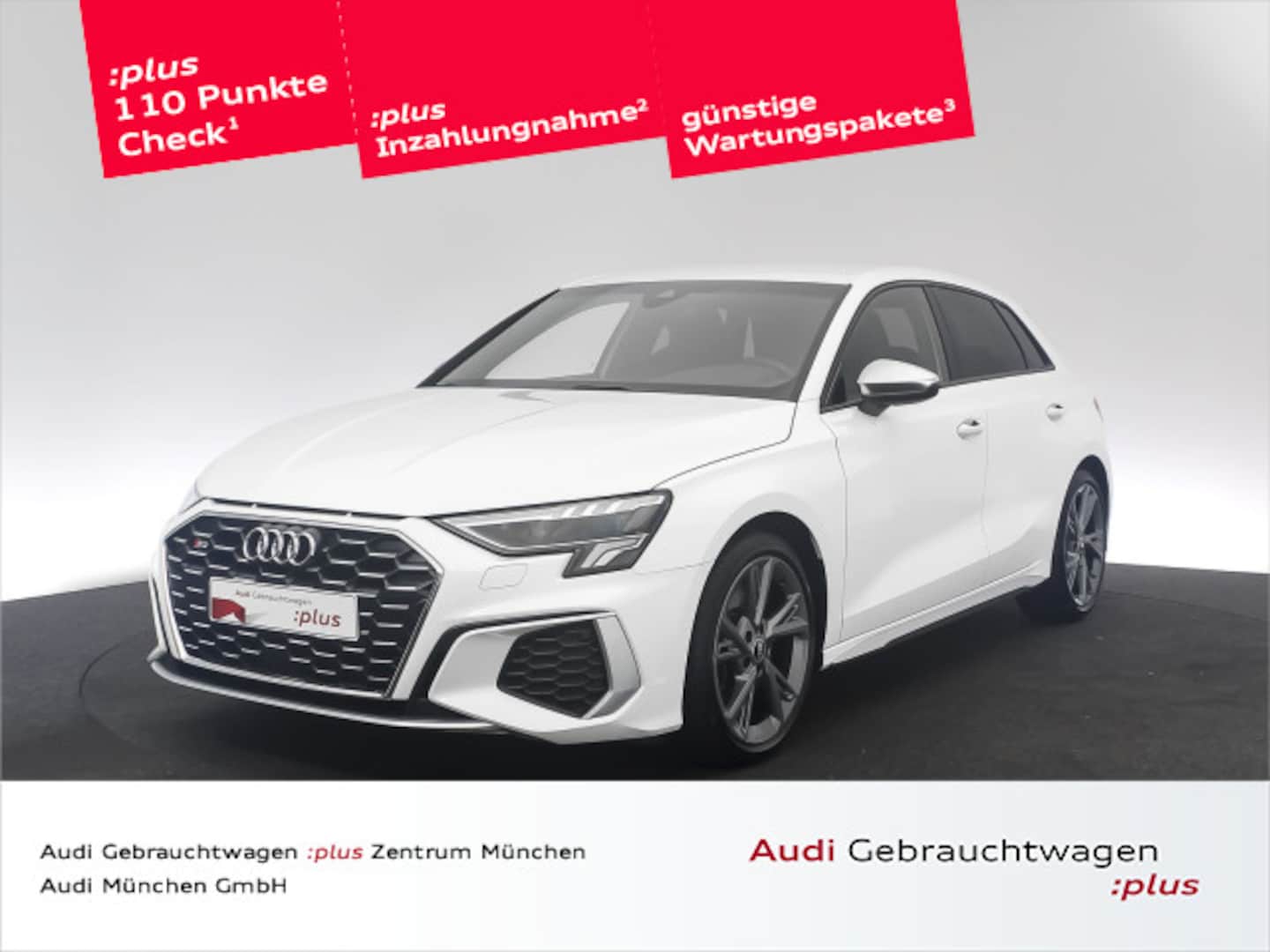 Bild über Audi S3 Sportback TFSI quattro S tronic - für weitere Informationen kontaktieren Sie den Audi Partner