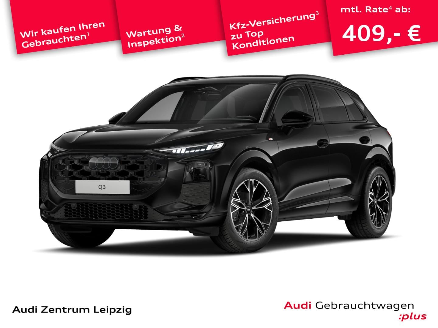 Bild über Audi Q3 SUV TFSI 110 kW S tronic - für weitere Informationen kontaktieren Sie den Audi Partner