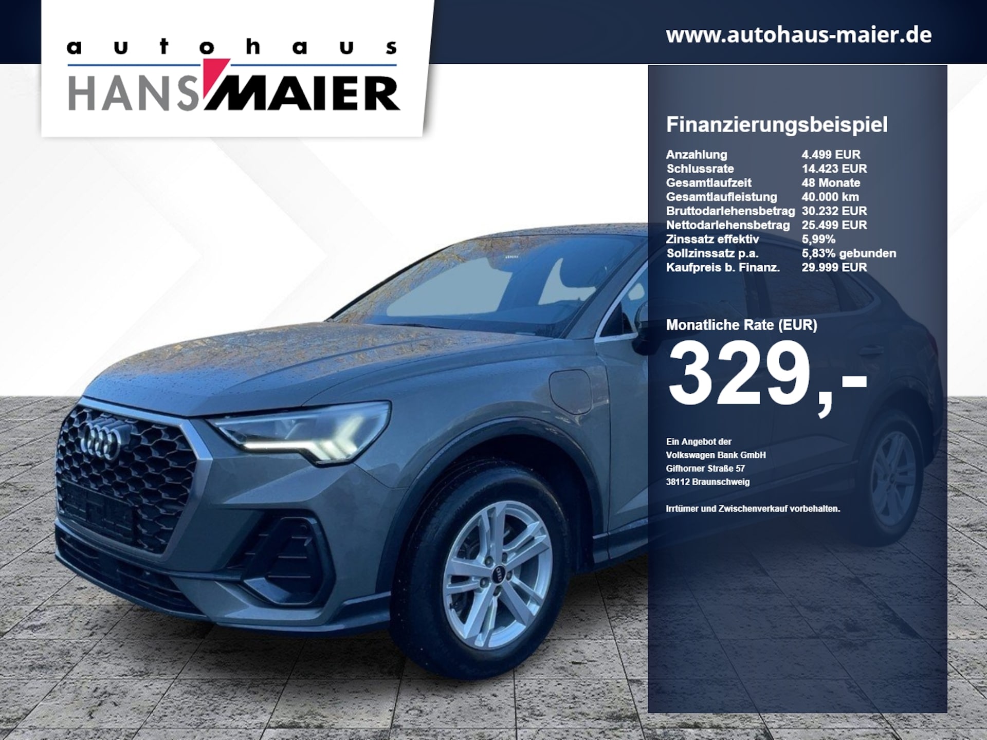 Audi Q3 Sportback TFSI e
