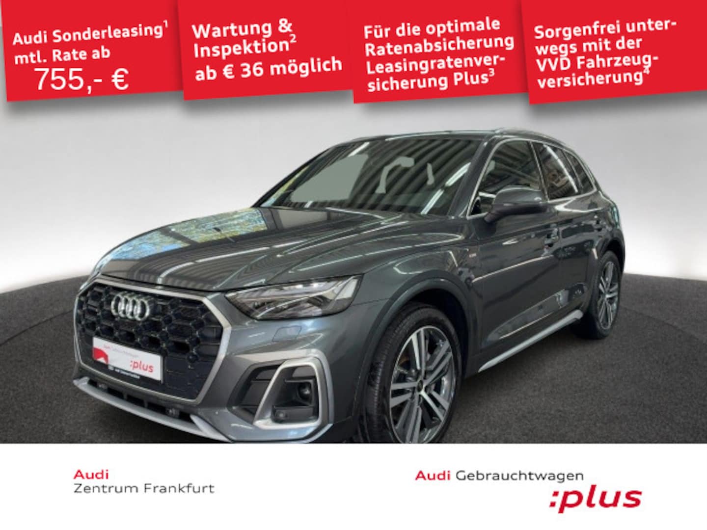 Bild über Audi Q5 TFSI e S line 55 TFSI e quattro S tronic - für weitere Informationen kontaktieren Sie den Audi Partner