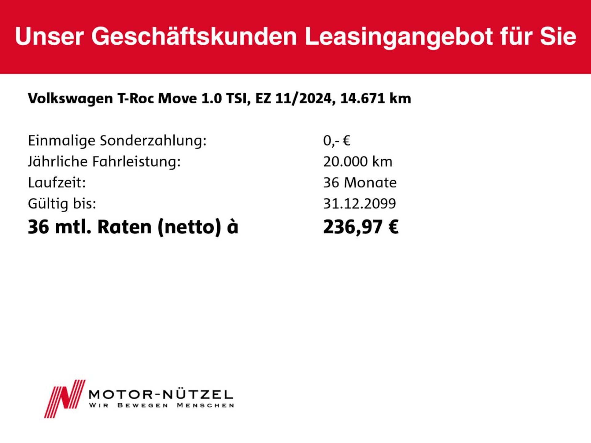Volkswagen T-Roc MOVE