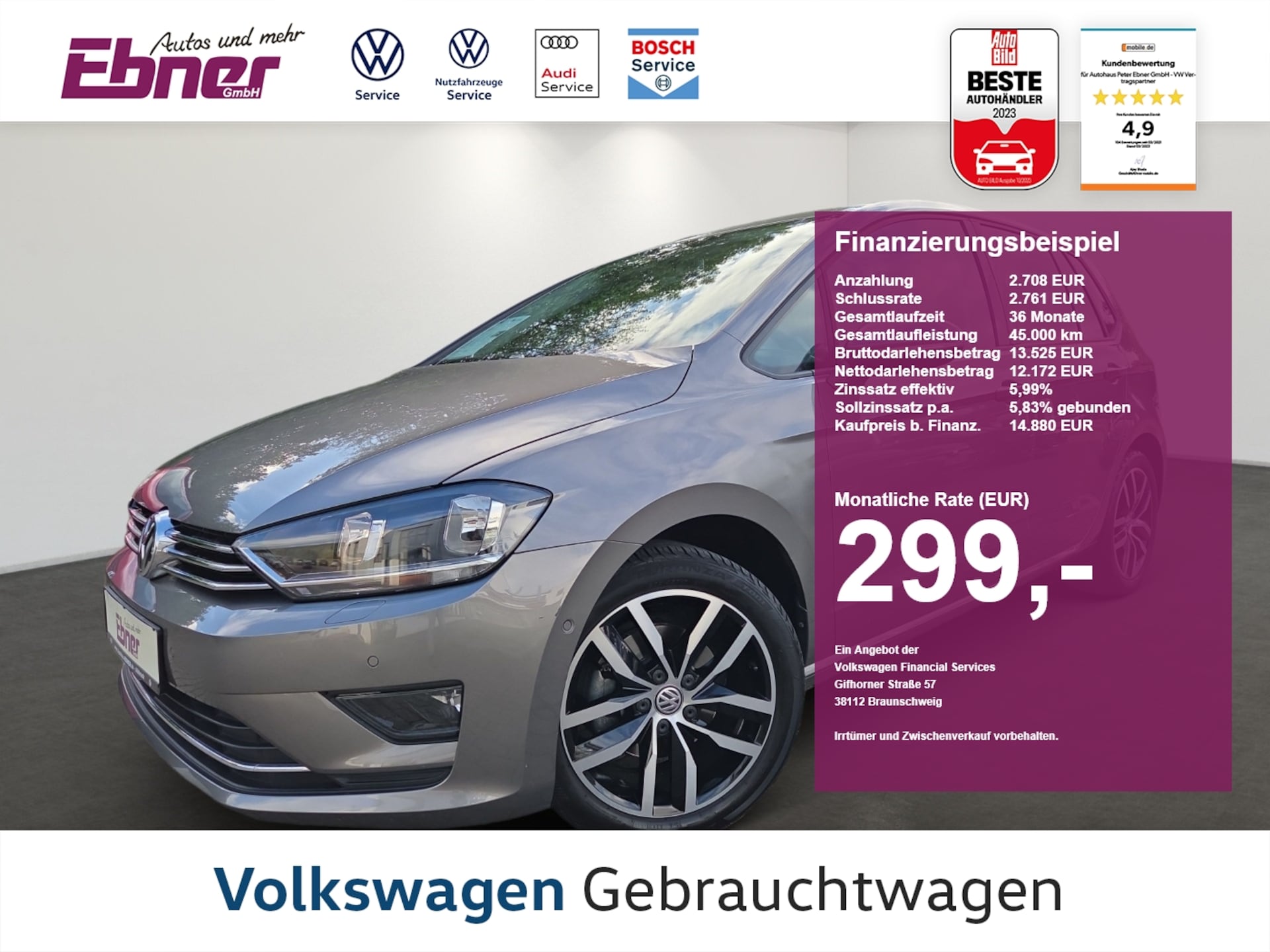 Volkswagen Golf Sportsvan Comfortline