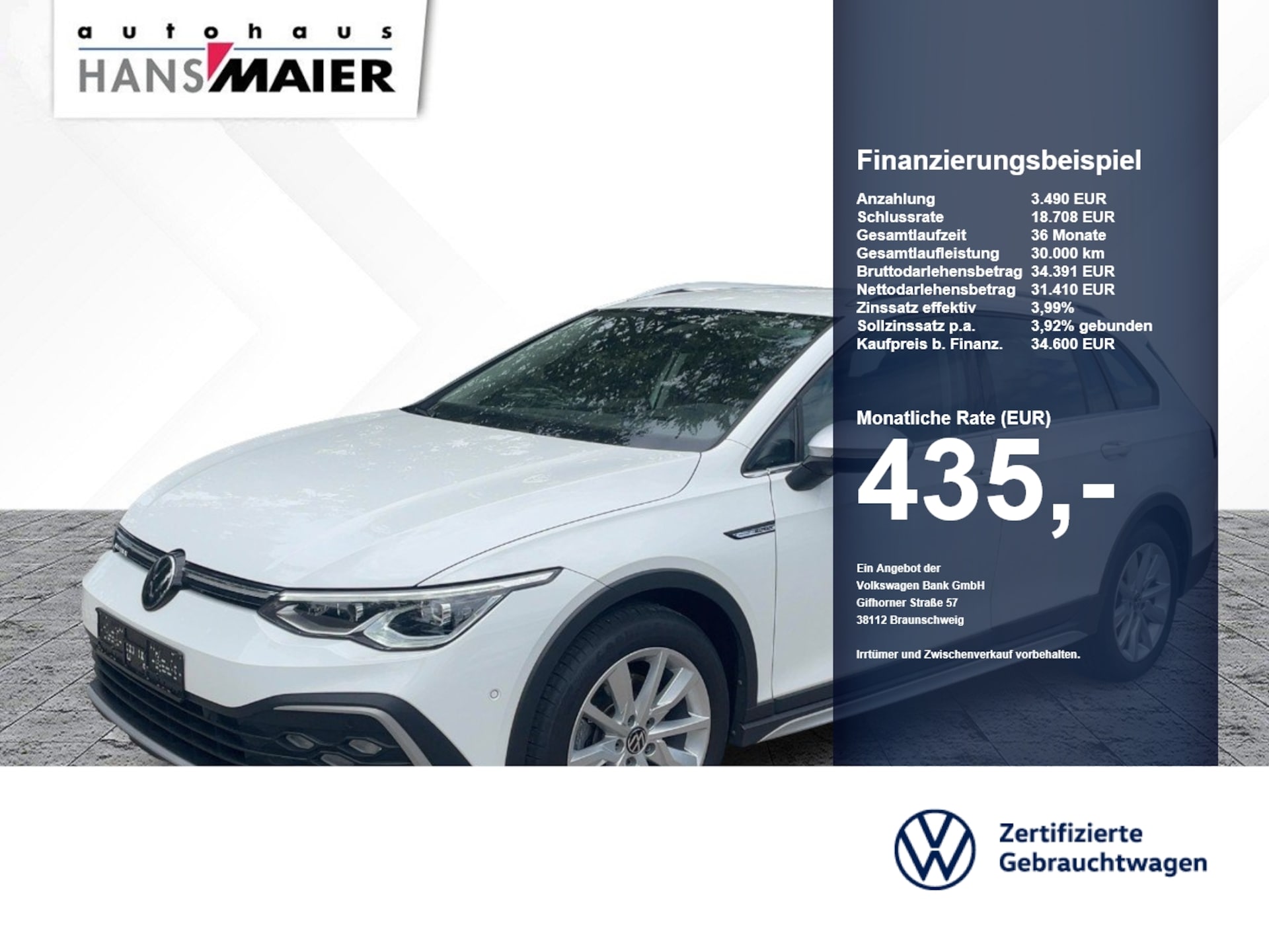 Volkswagen Golf Variant Alltrack