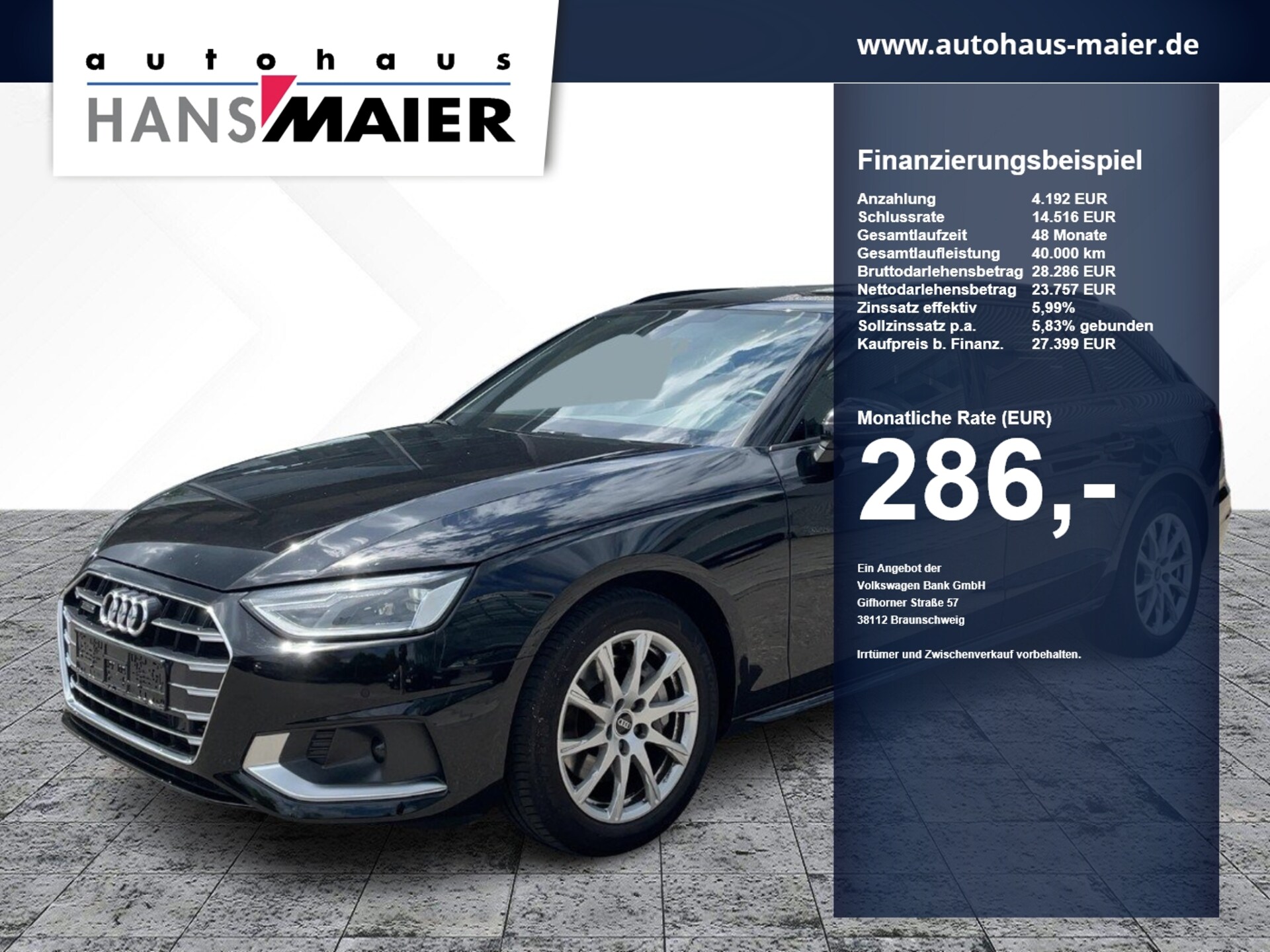 Audi A4 Avant Advanced