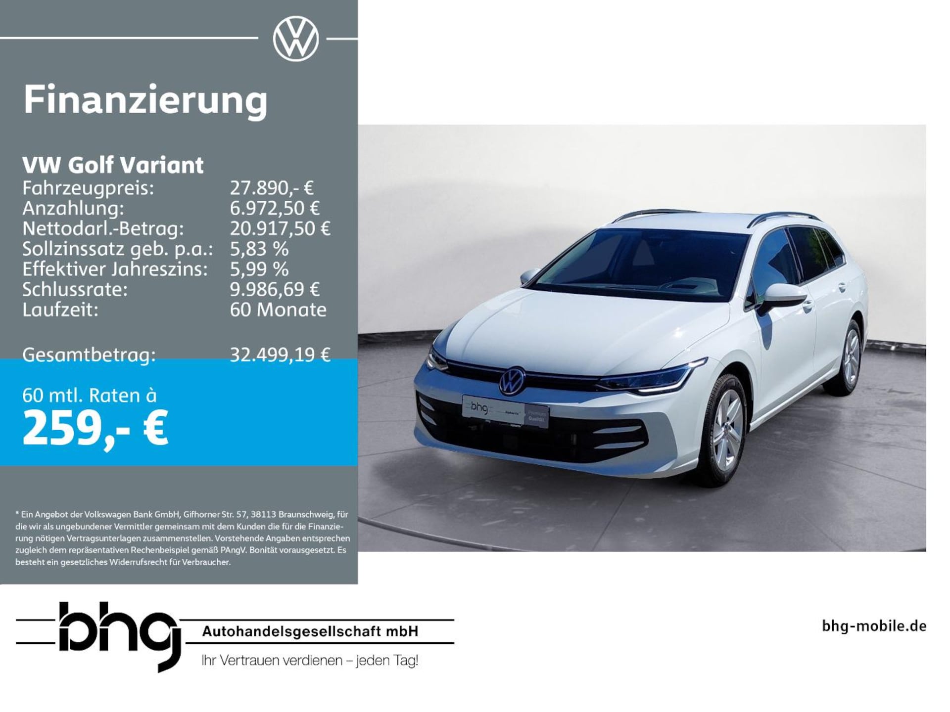 Volkswagen Golf Variant Life