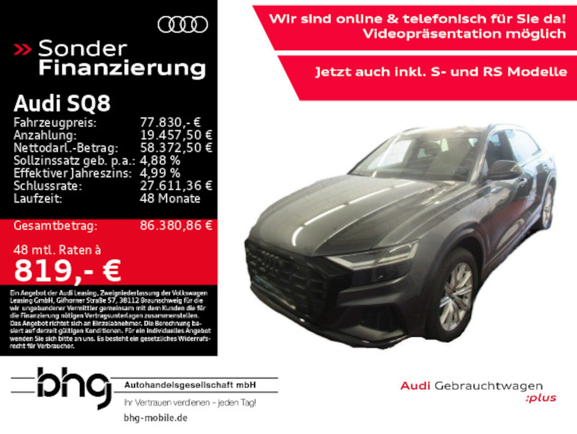 Audi SQ8 SUV