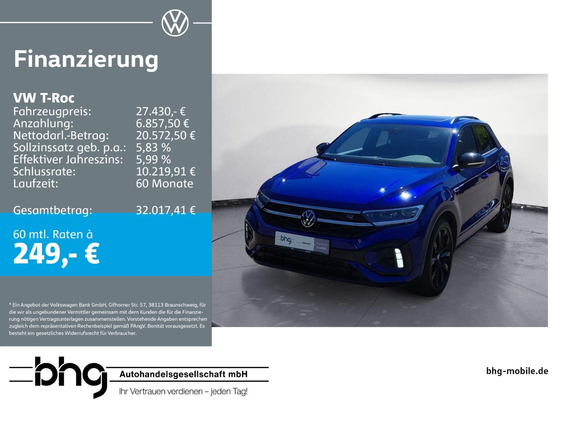 Volkswagen T-Roc R-Line