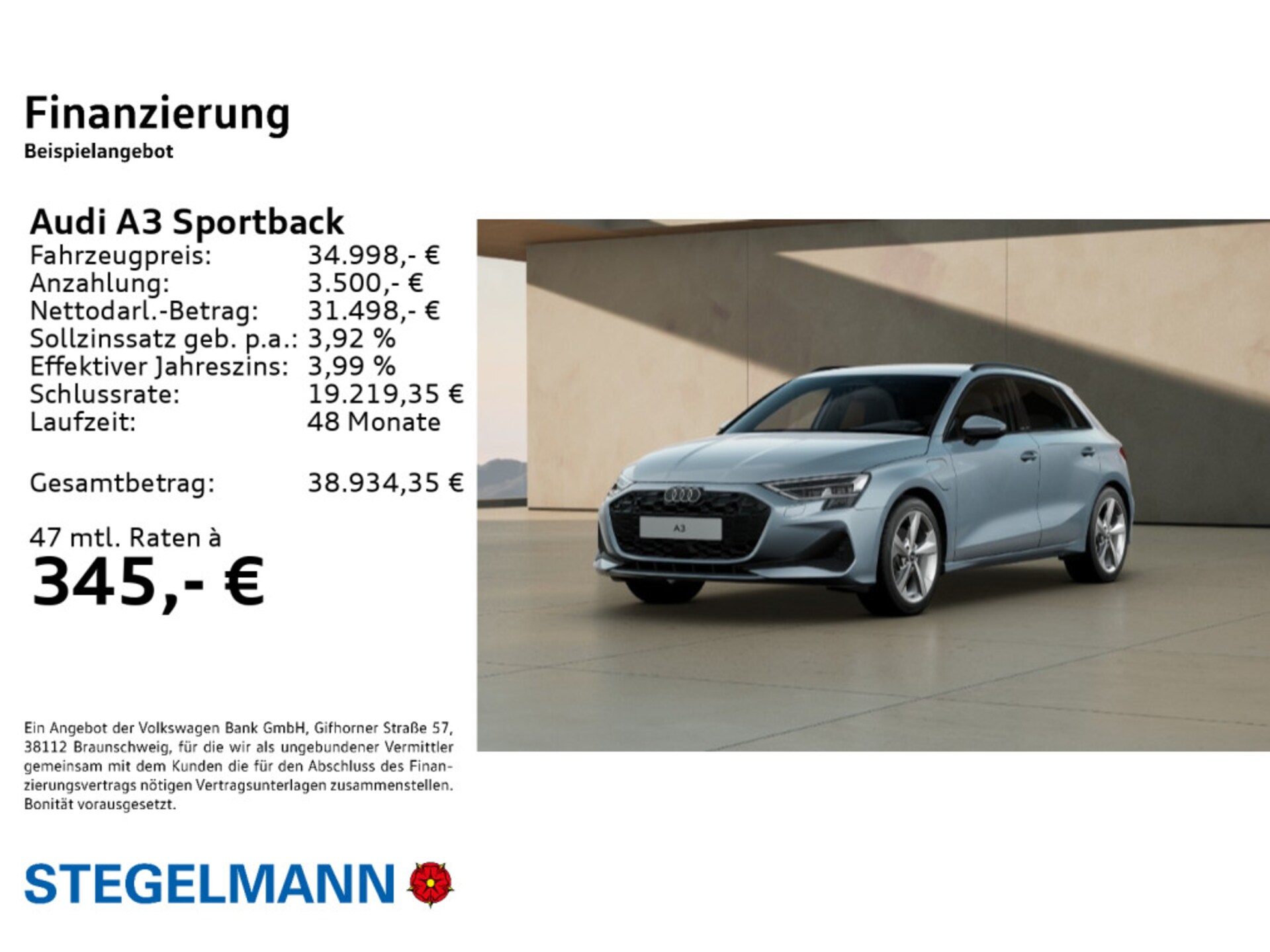 Audi A3 Sportback TFSI e