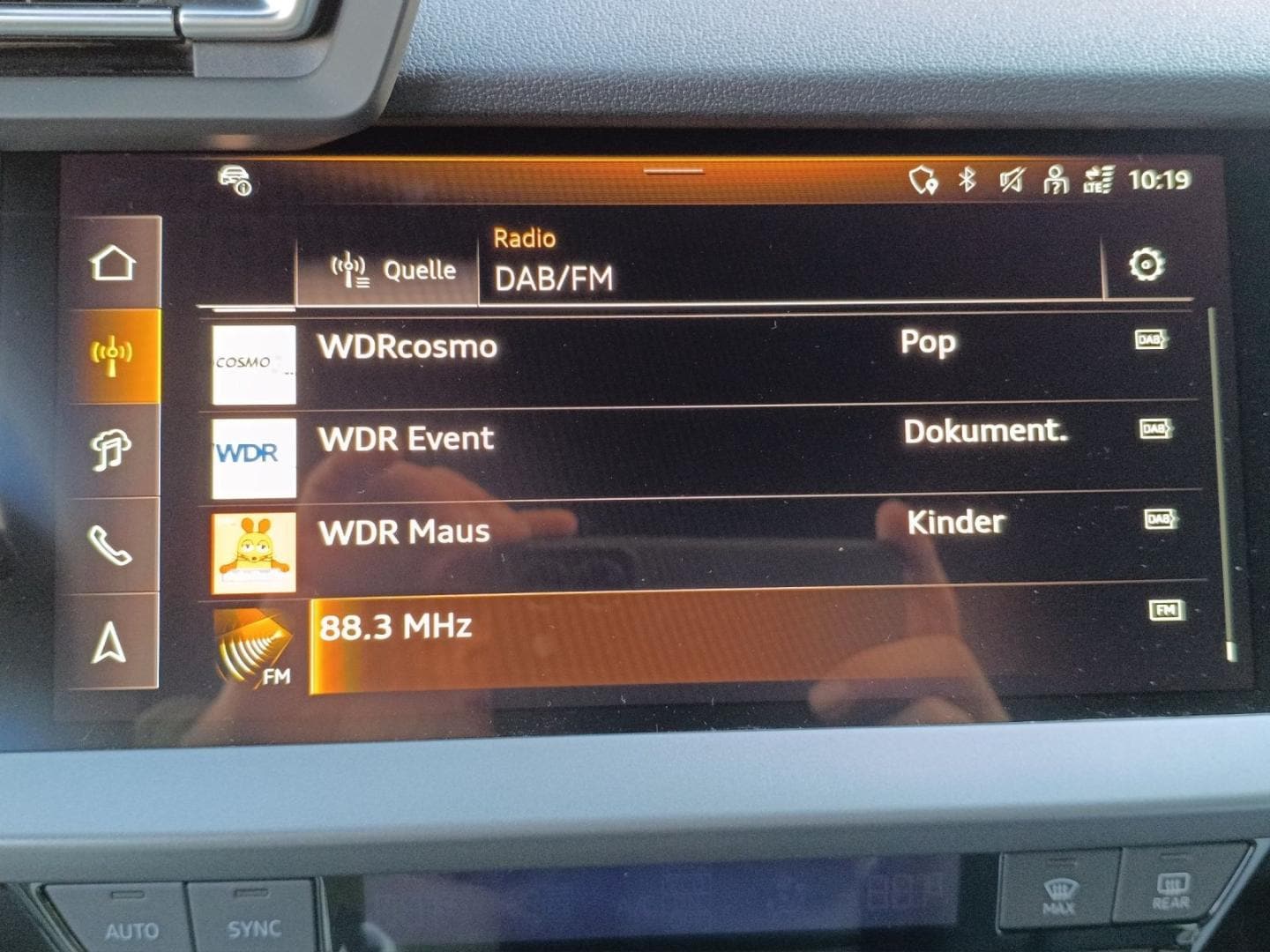 Bild über Audi A3 Sportback TFSI 110 kW S tronic - für weitere Informationen kontaktieren Sie den Audi Partner