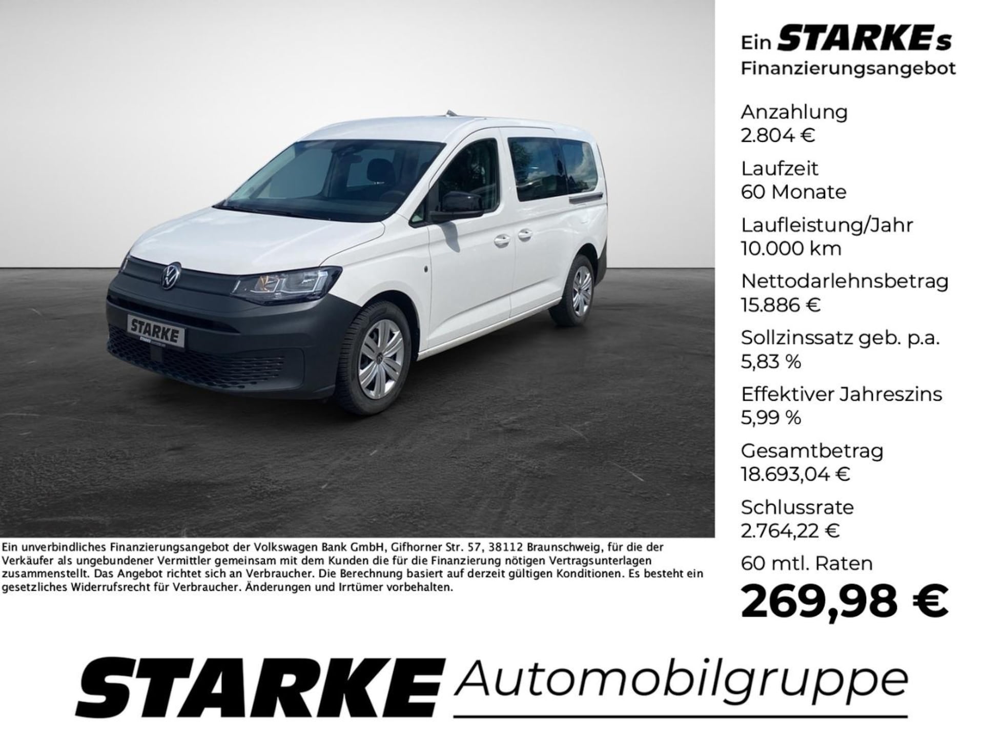 Volkswagen Caddy Maxi Basis-Modell