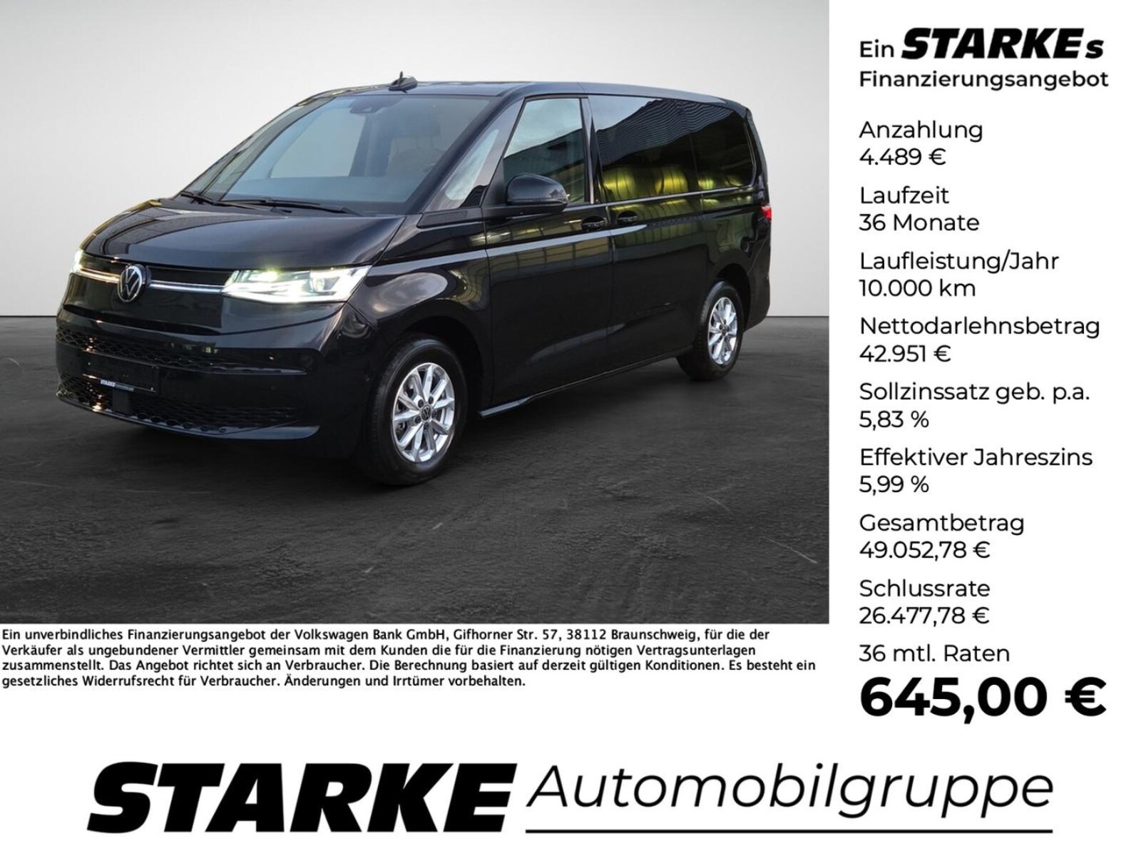 Volkswagen Multivan Langversion