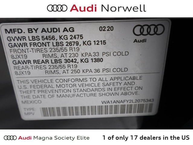 2020 Audi Q5