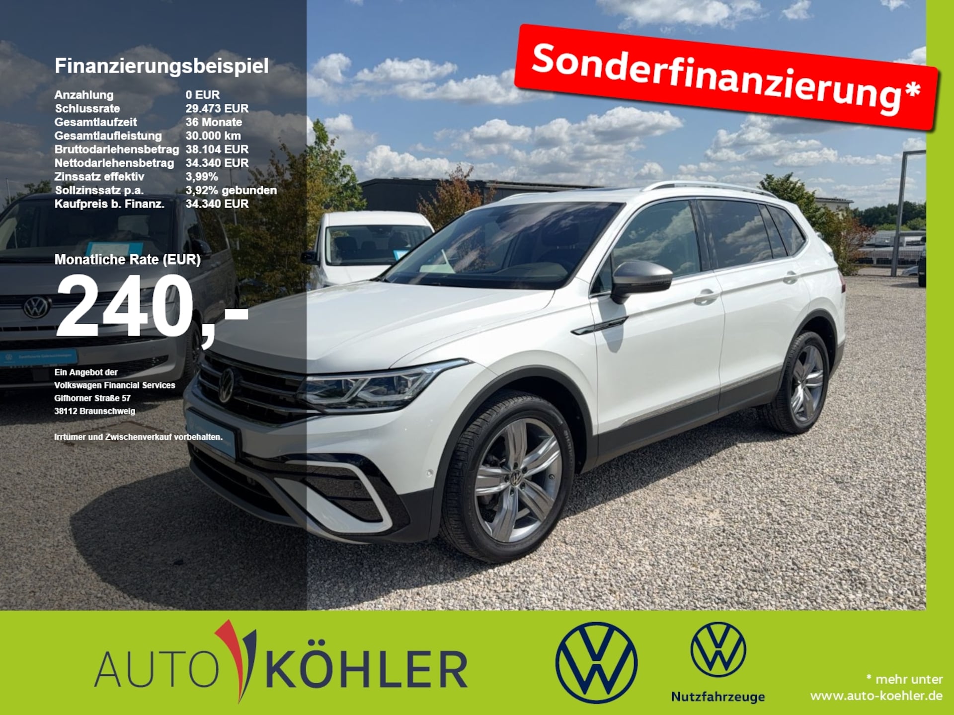 Volkswagen Tiguan Allspace — Volkswagen Tiguan Allspace TDI DSG AHK/Pano/Kamera