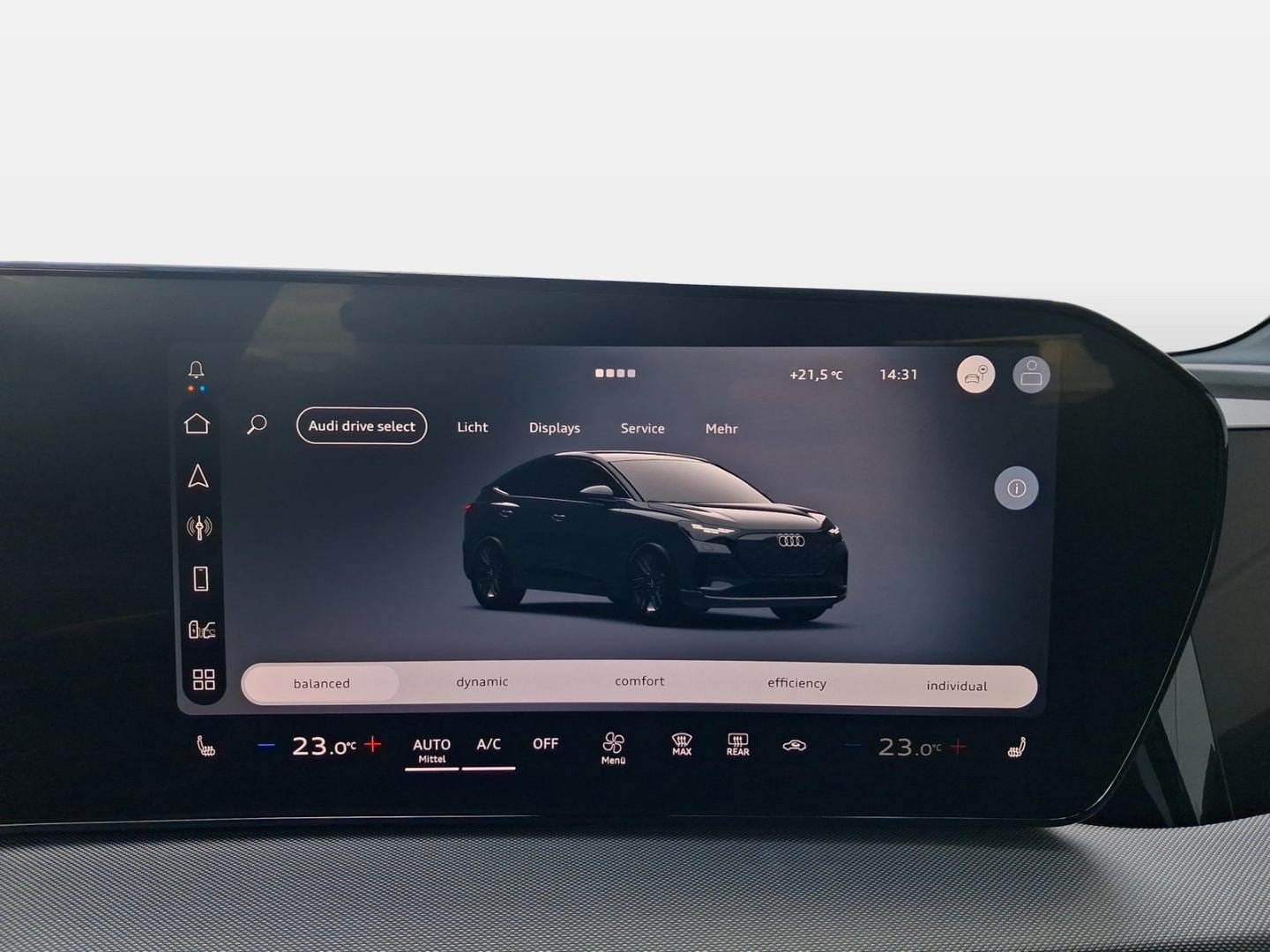 Bild über Audi Q4 Sportback e-tron e-tron quattro 220 kW - für weitere Informationen kontaktieren Sie den Audi Partner