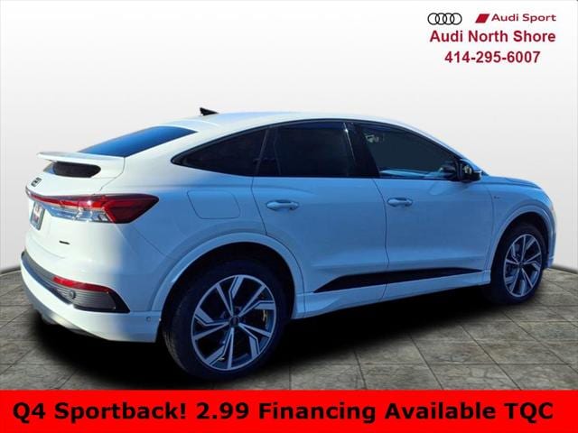 Used 2023 Audi Q4 Sportback e-tron Premium Plus with VIN WA132BFZ2PP071690 for sale in Brown Deer, WI