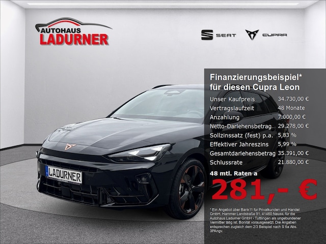 CUPRA Leon Sportstourer 1,5 TSI DSG *LED+NAVI+PANODACH* (120)