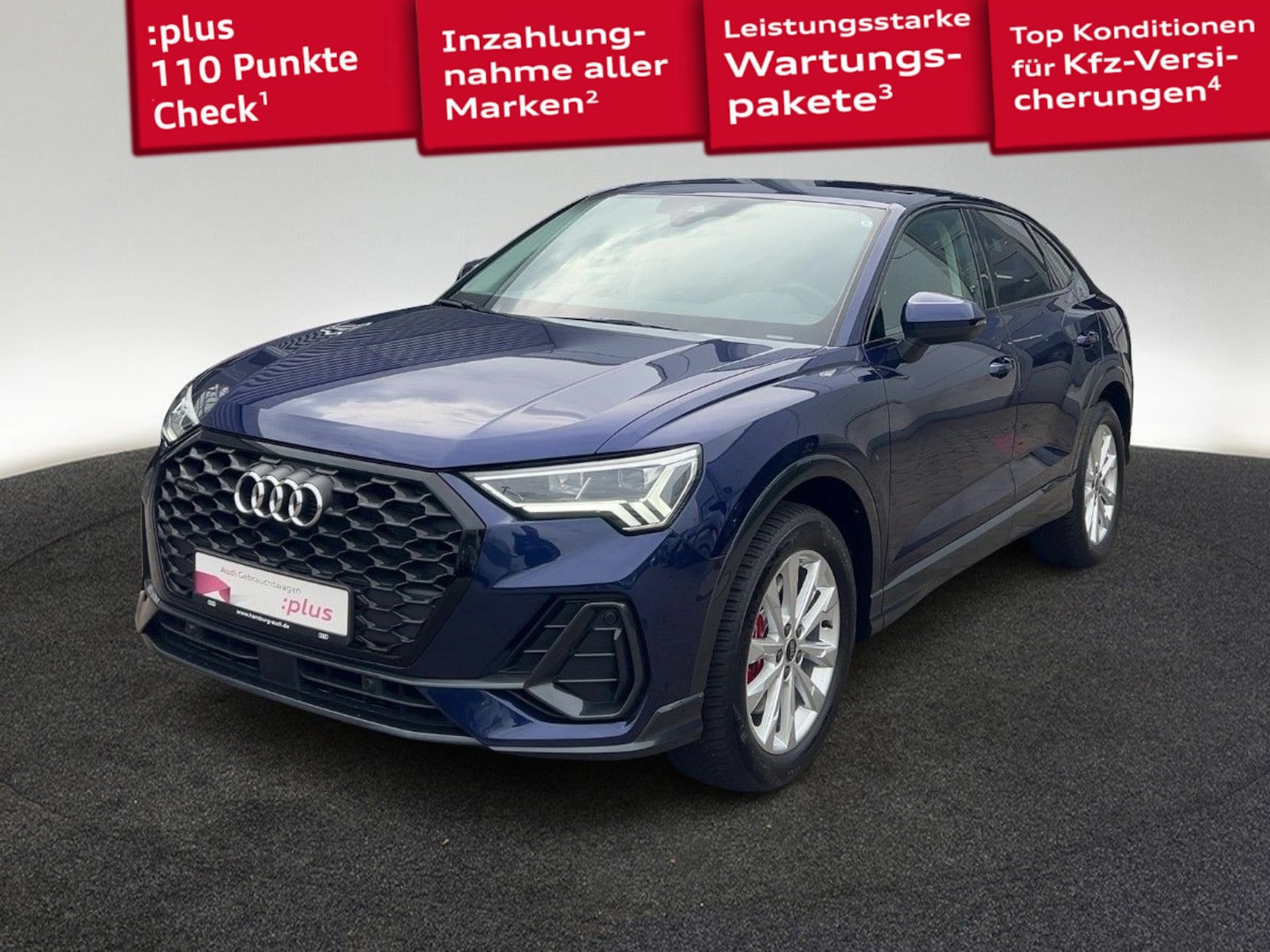 Bild über Audi Q3 Sportback 40 TFSI quattro S tronic - für weitere Informationen kontaktieren Sie den Audi Partner