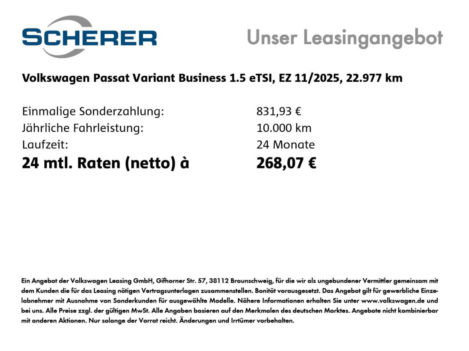 Volkswagen Passat Business