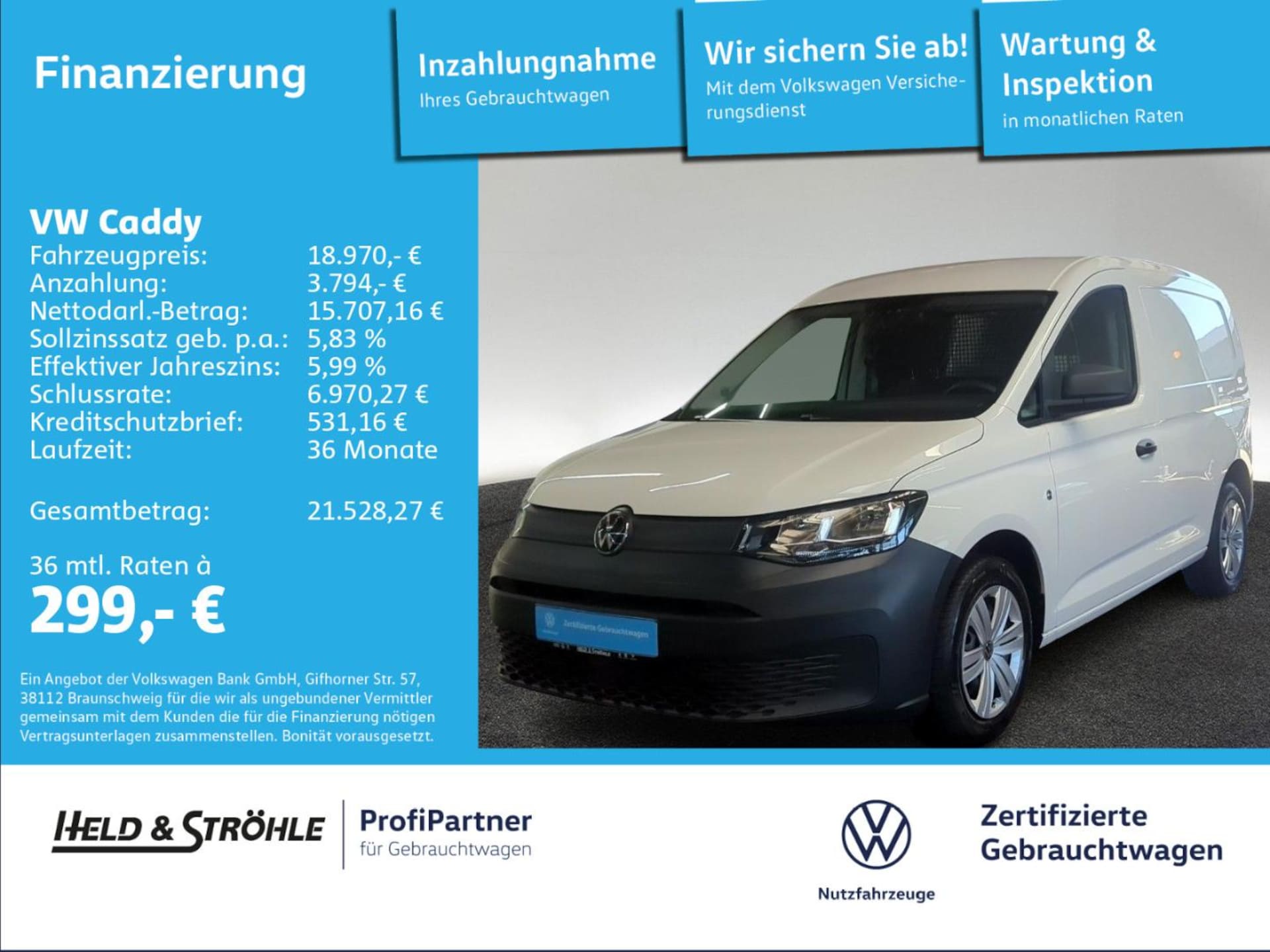Volkswagen Caddy Cargo EcoProfi