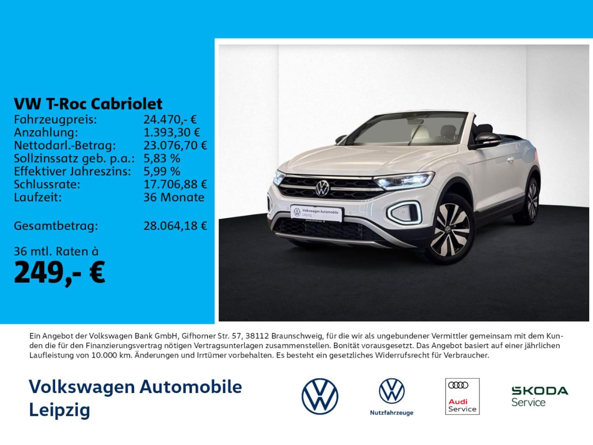 Volkswagen T-Roc Cabriolet Style