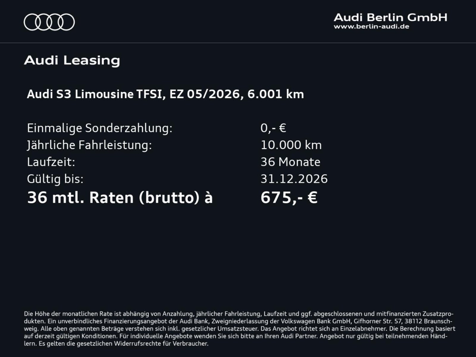 Audi S3 Limousine – Bild 4