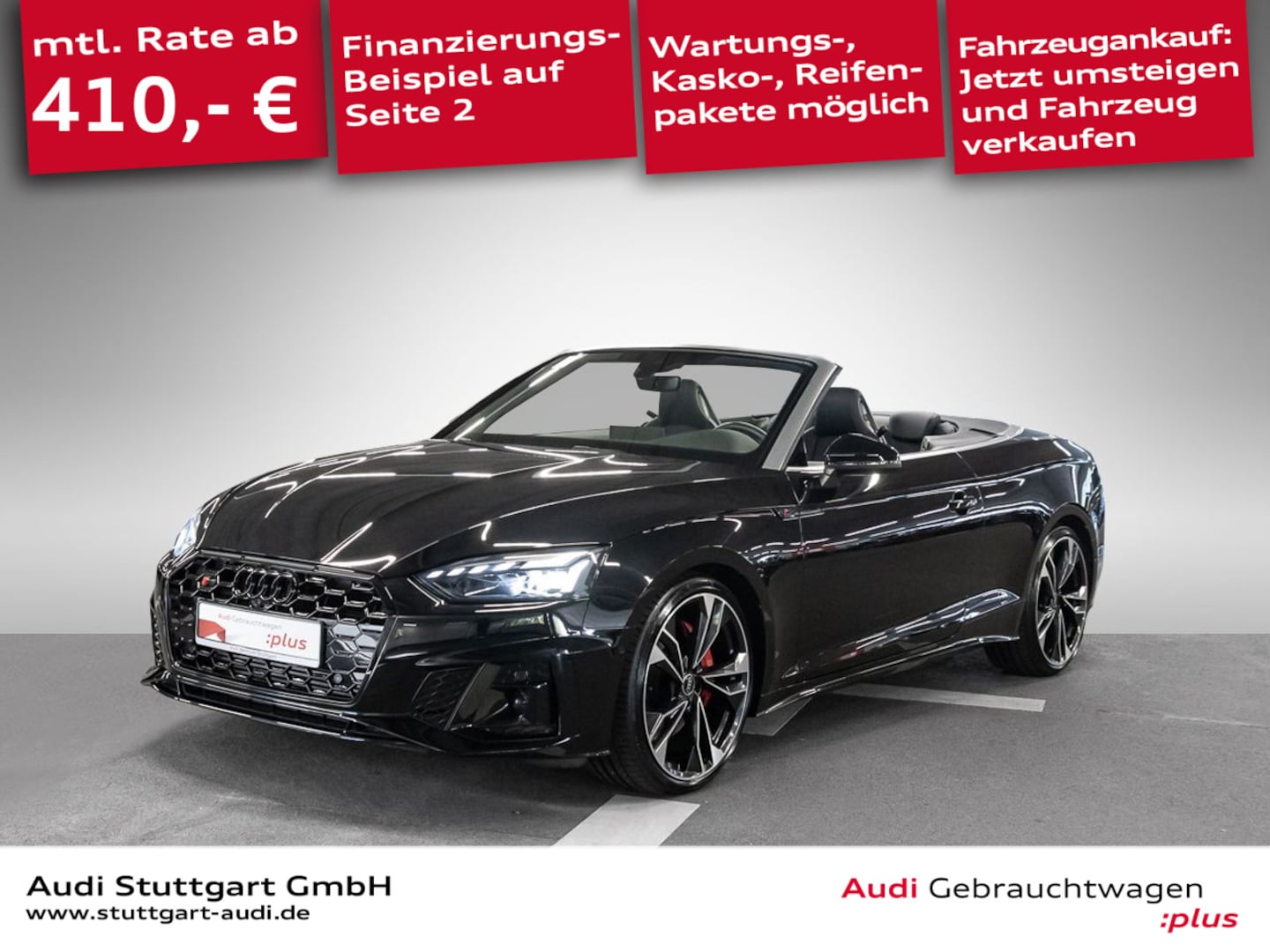 Bild über Audi S5 Cabriolet TFSI quattro tiptronic - für weitere Informationen kontaktieren Sie den Audi Partner
