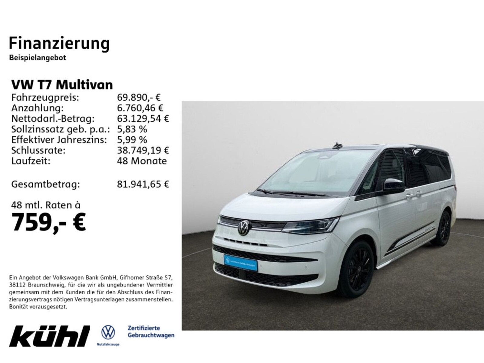 Volkswagen Multivan Langversion