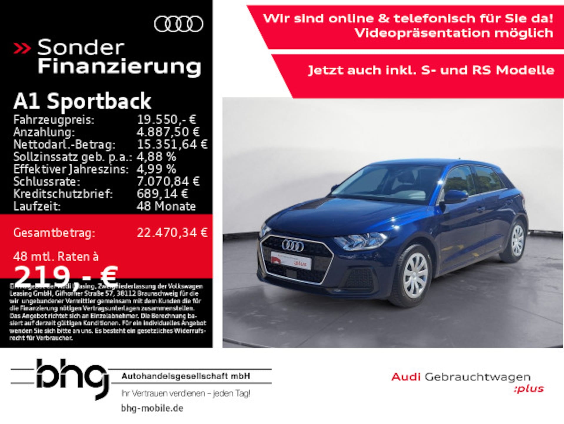 Audi A1 Sportback Advanced