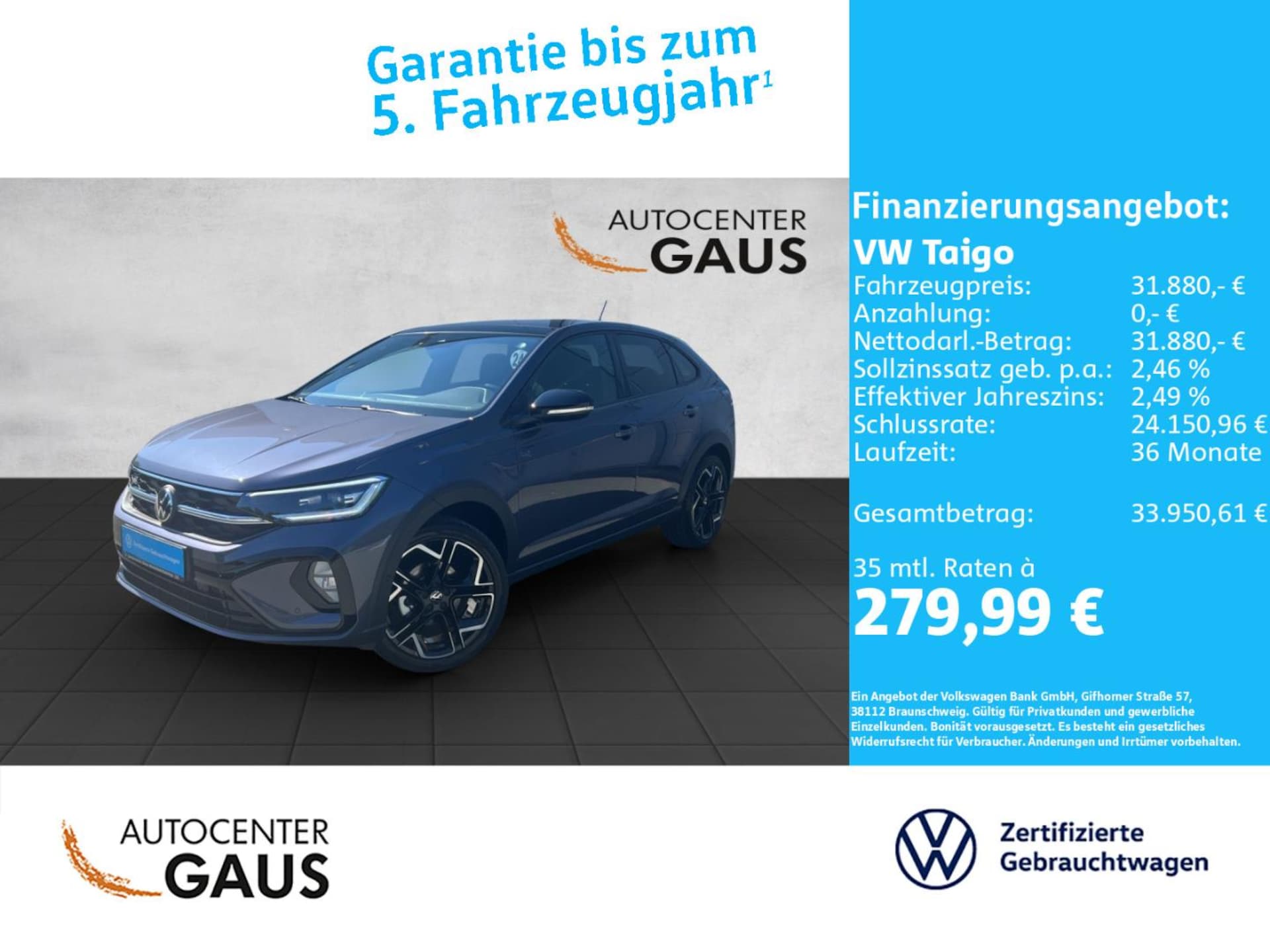 Volkswagen Taigo R-Line