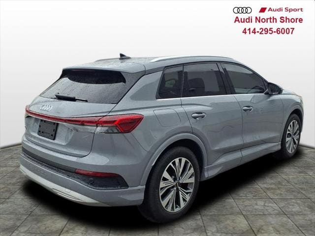 Certified 2023 Audi Q4 e-tron Premium Plus with VIN WA1BCBFZ7PP009100 for sale in Brown Deer, WI