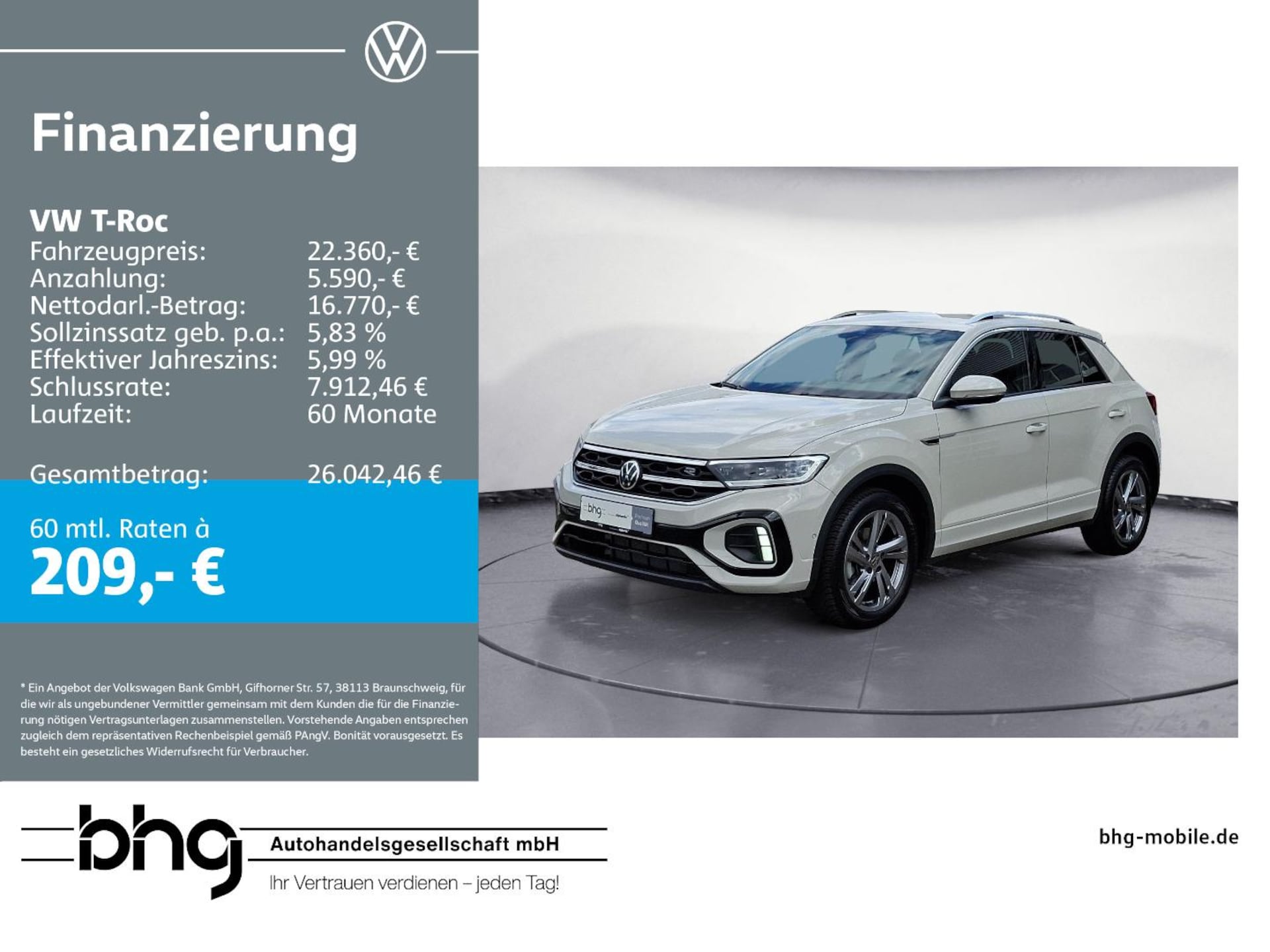Volkswagen T-Roc R-Line