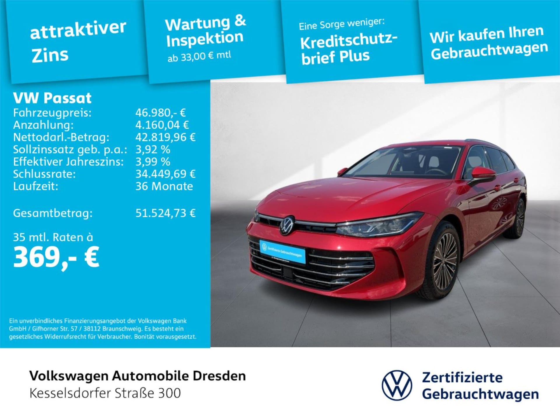 Volkswagen Passat Elegance