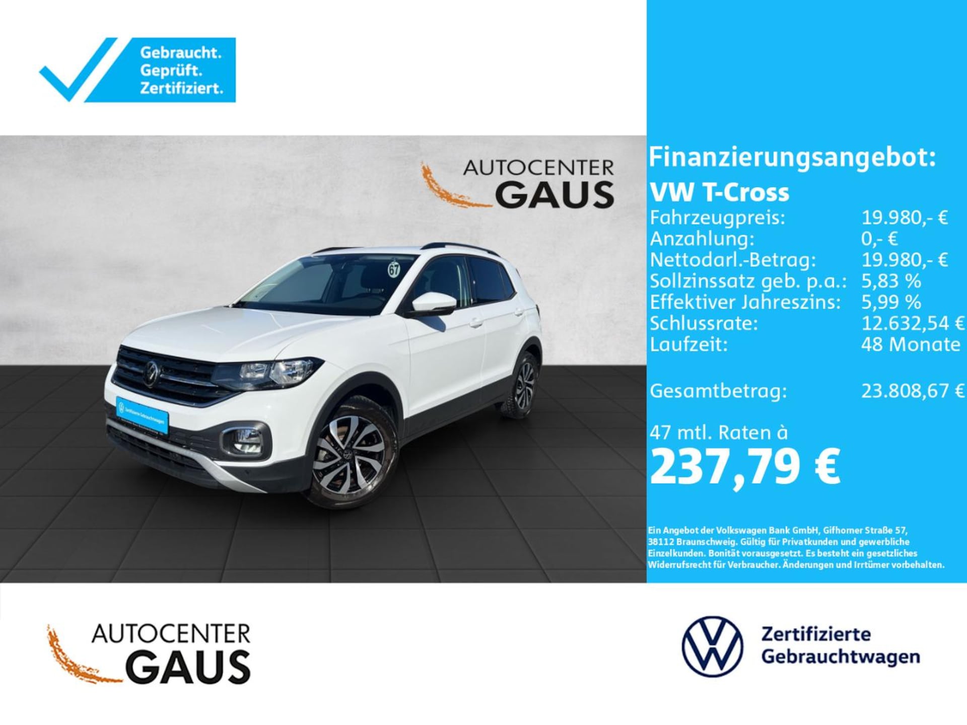 Volkswagen T-Cross ACTIVE
