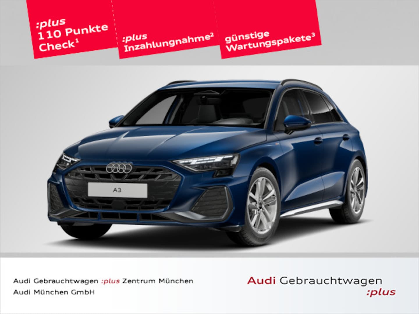Bild über Audi A3 Sportback TFSI Schaltgetriebe - für weitere Informationen kontaktieren Sie den Audi Partner
