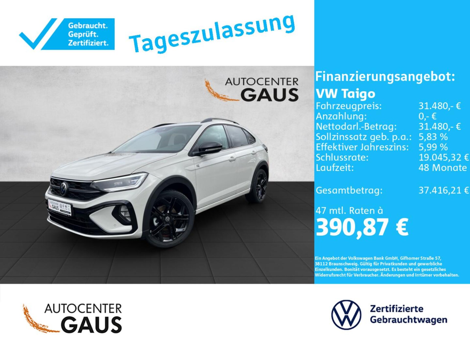Volkswagen Taigo R-Line