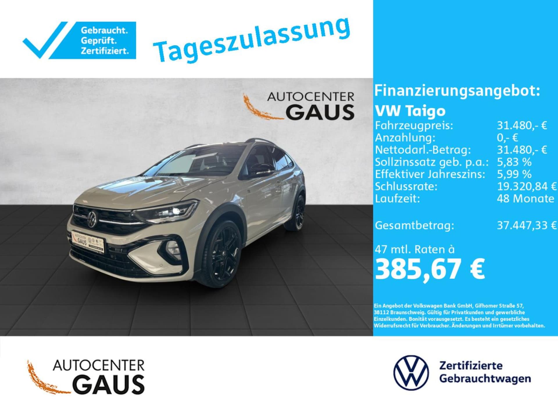 Volkswagen Taigo R-Line