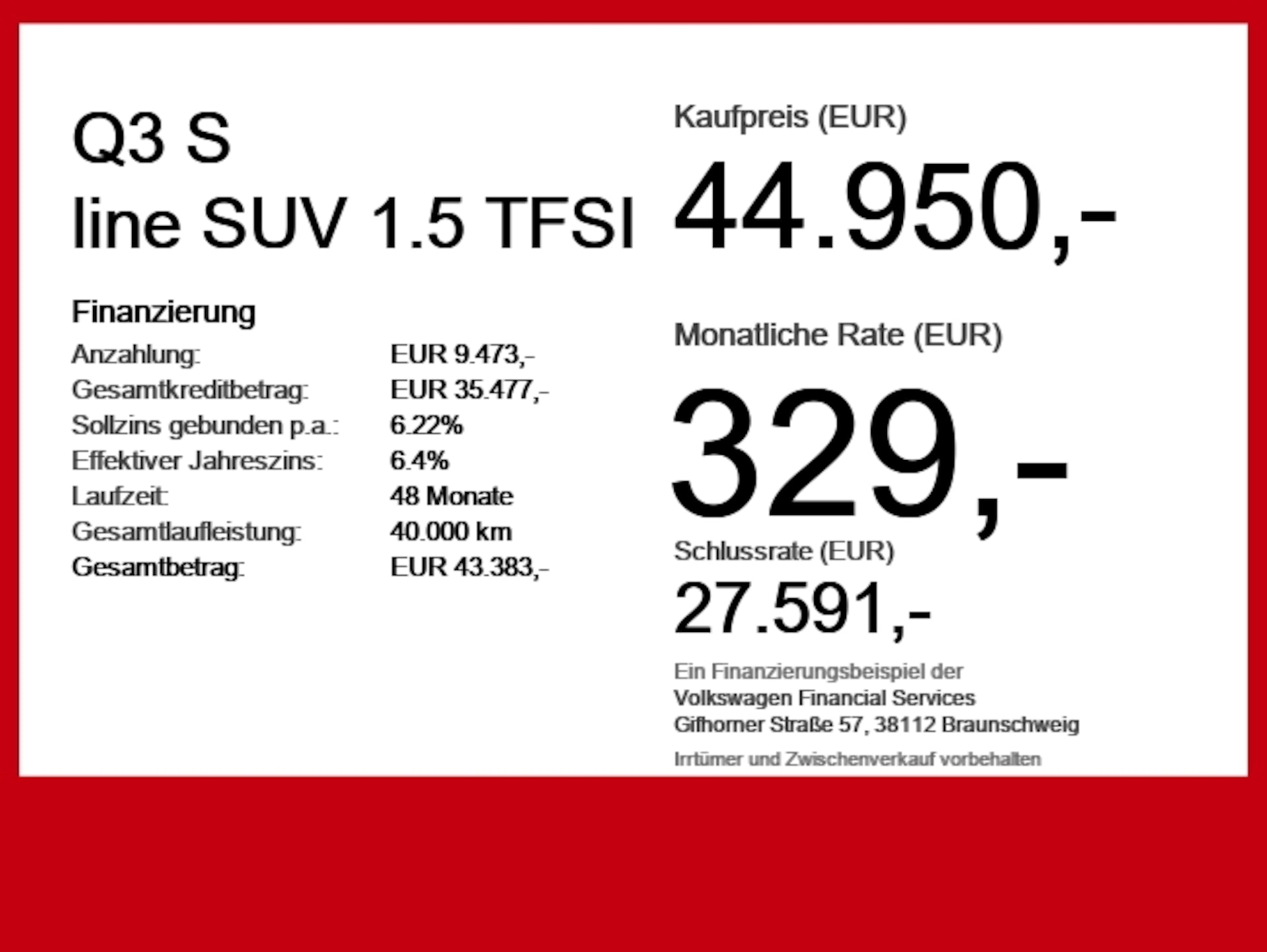 Audi Q3 SUV
