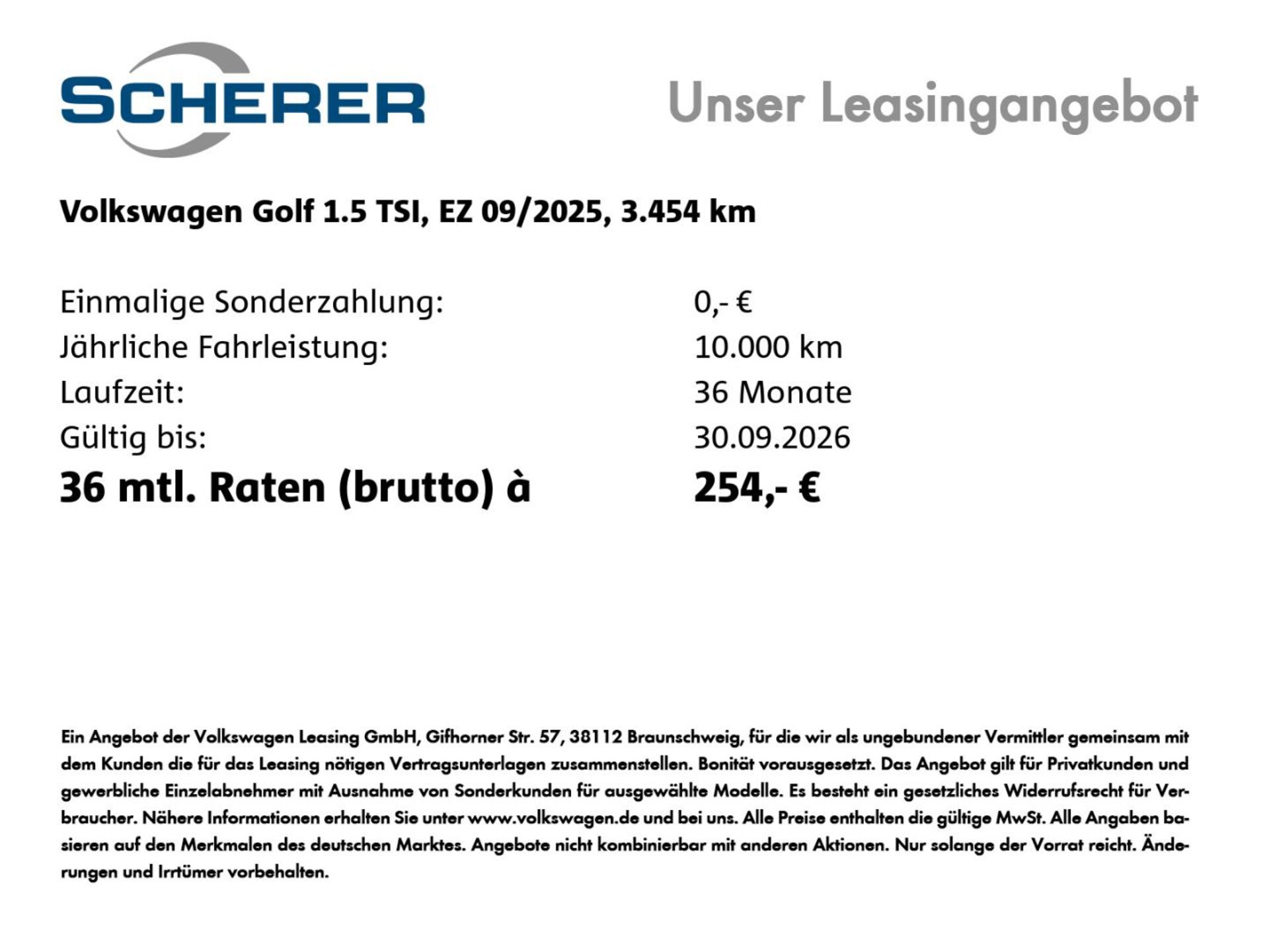 Volkswagen Golf Life