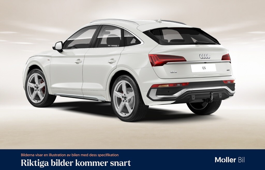 Bild som visar&nbsp;Audi Q5 Sportback&nbsp;Q5 Sportback 40 TDI quattro S line 204 hk S tronic - för mer information kontakta din Audi Partner