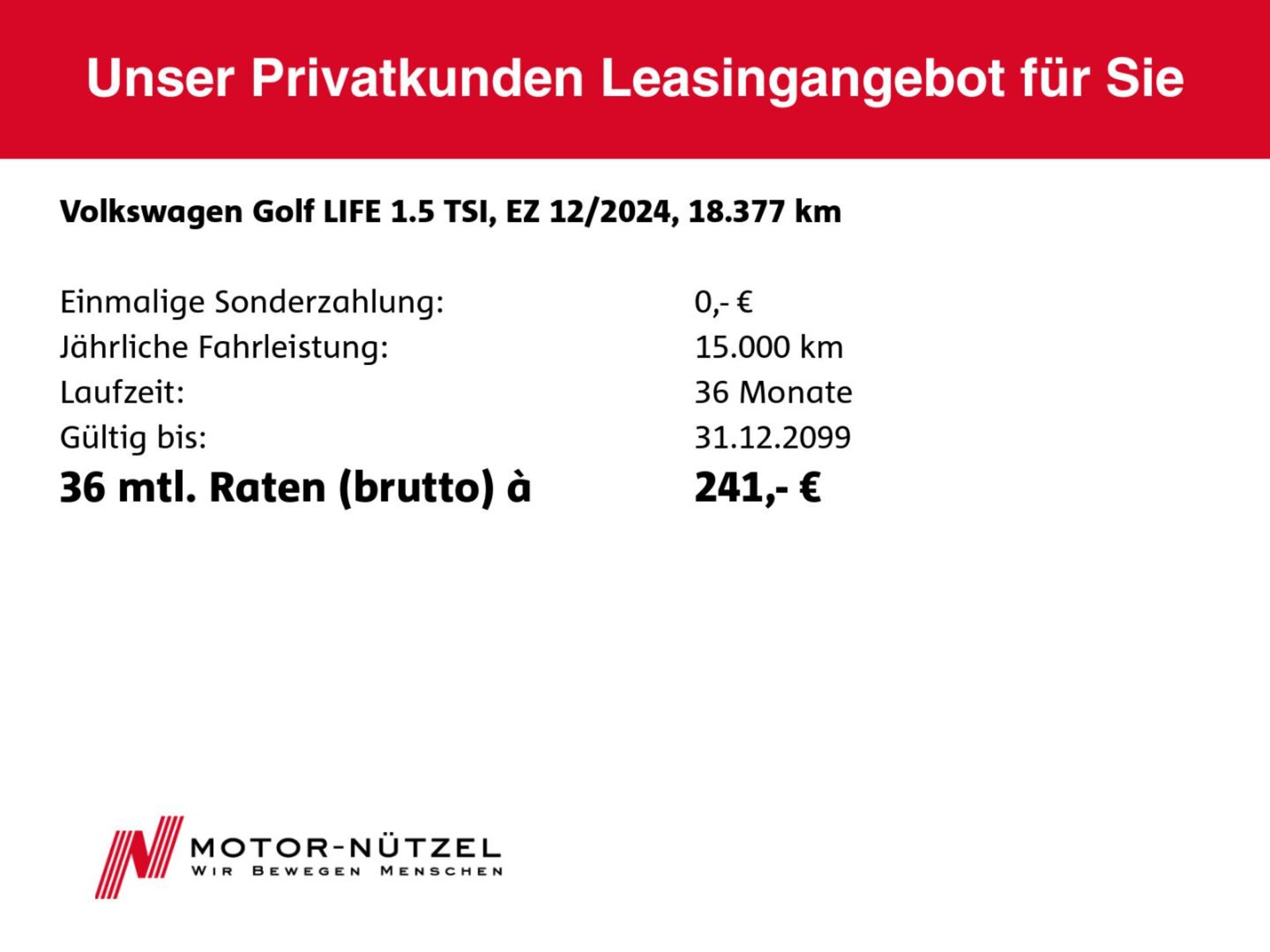 Volkswagen Golf Life