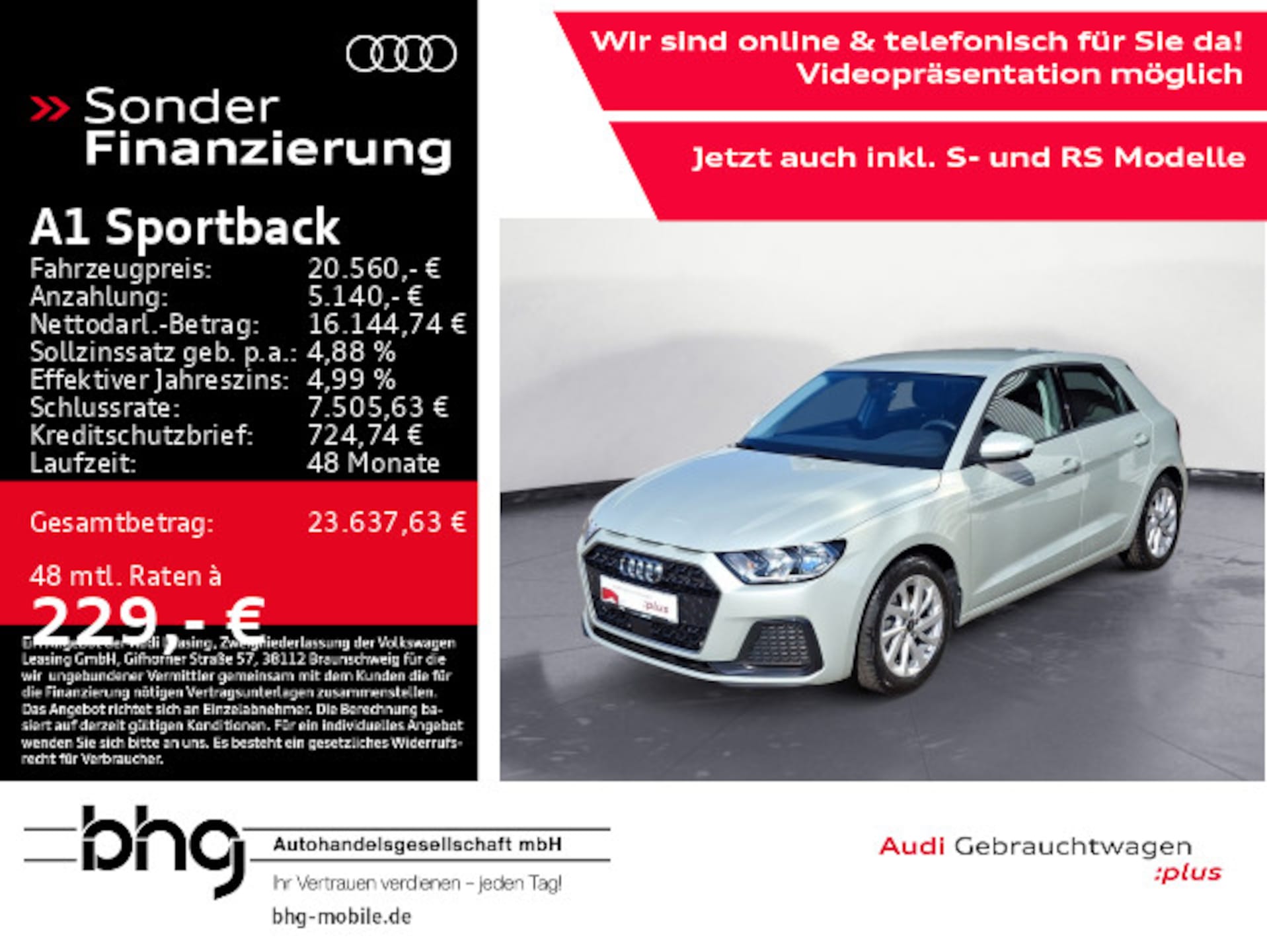 Audi A1 Sportback Advanced