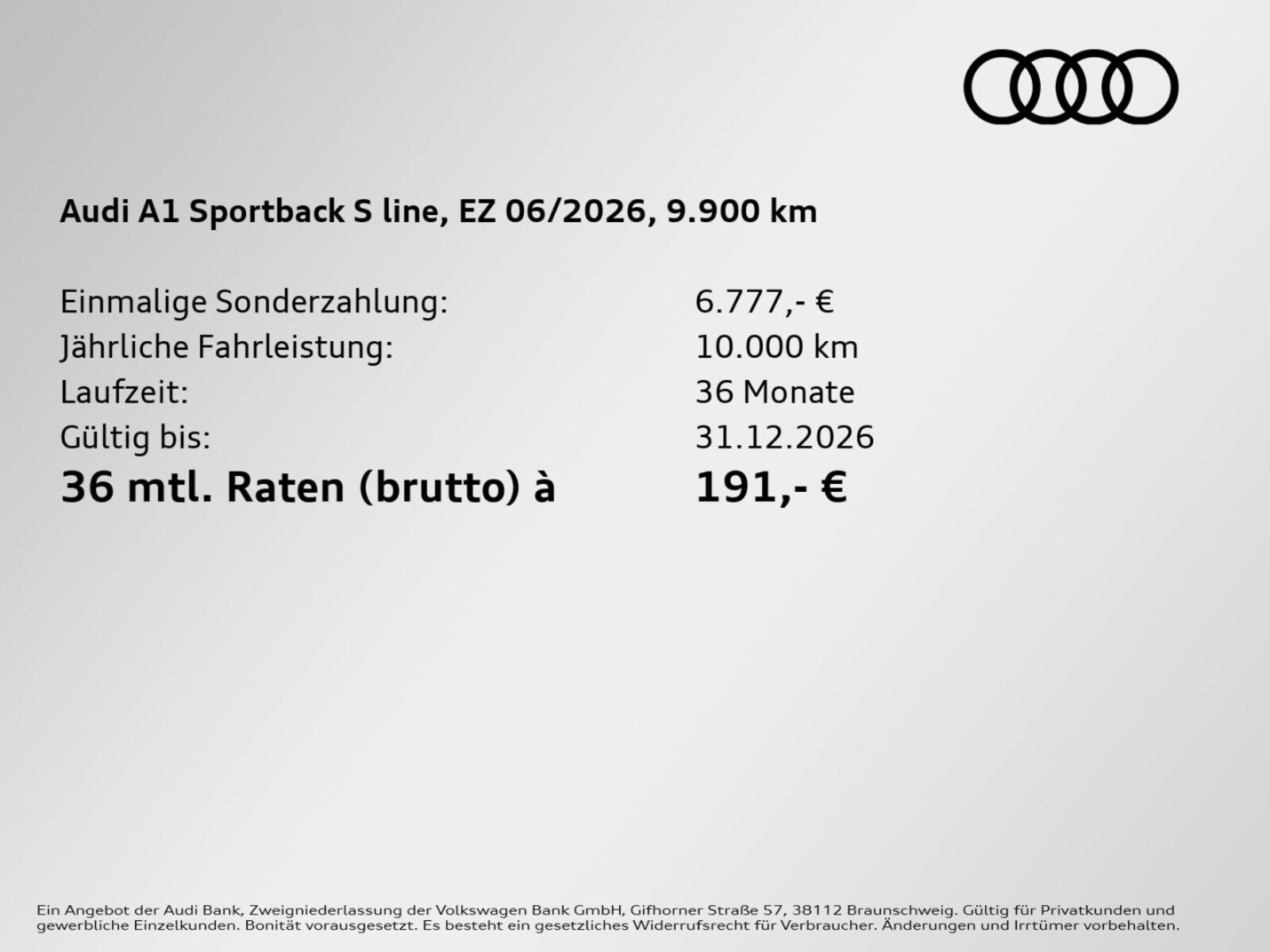 Audi A1 Sportback – Bild 3