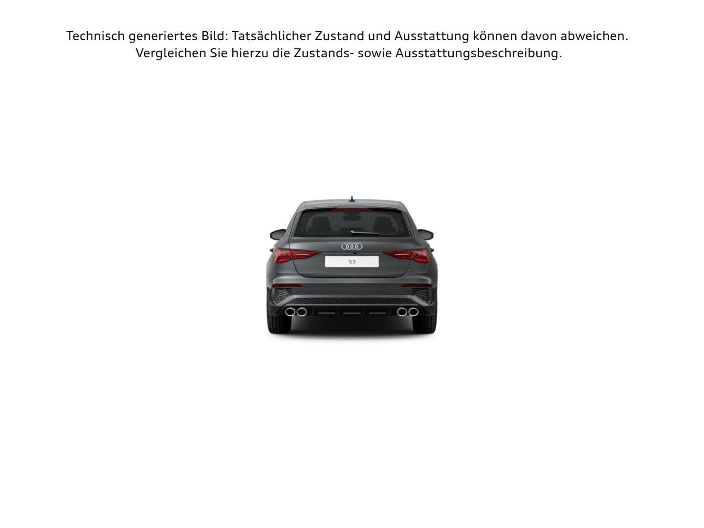 Bild über Audi S3 Sportback TFSI quattro S tronic - für weitere Informationen kontaktieren Sie den Audi Partner