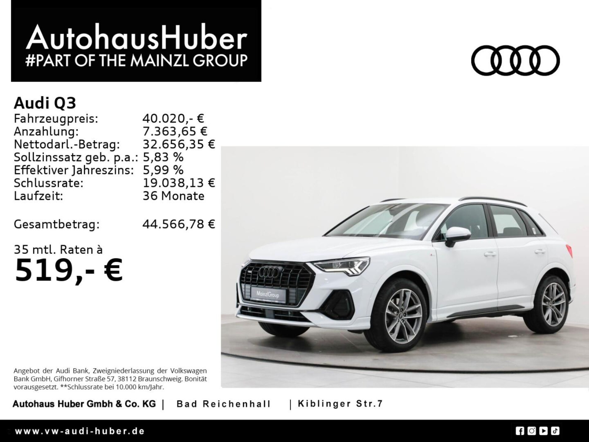 Audi Q3 SUV S line