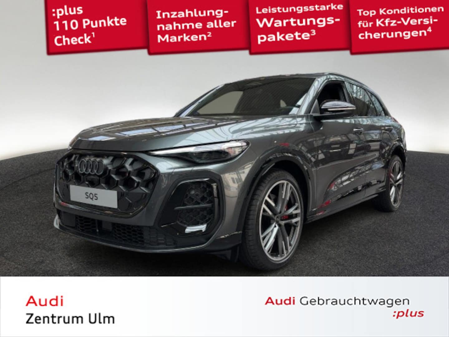 Bild über Audi SQ5 SUV edition one mit Akzenten mythosschwarz TFSI 270 kW S tronic - für weitere Informationen kontaktieren Sie den Audi Partner