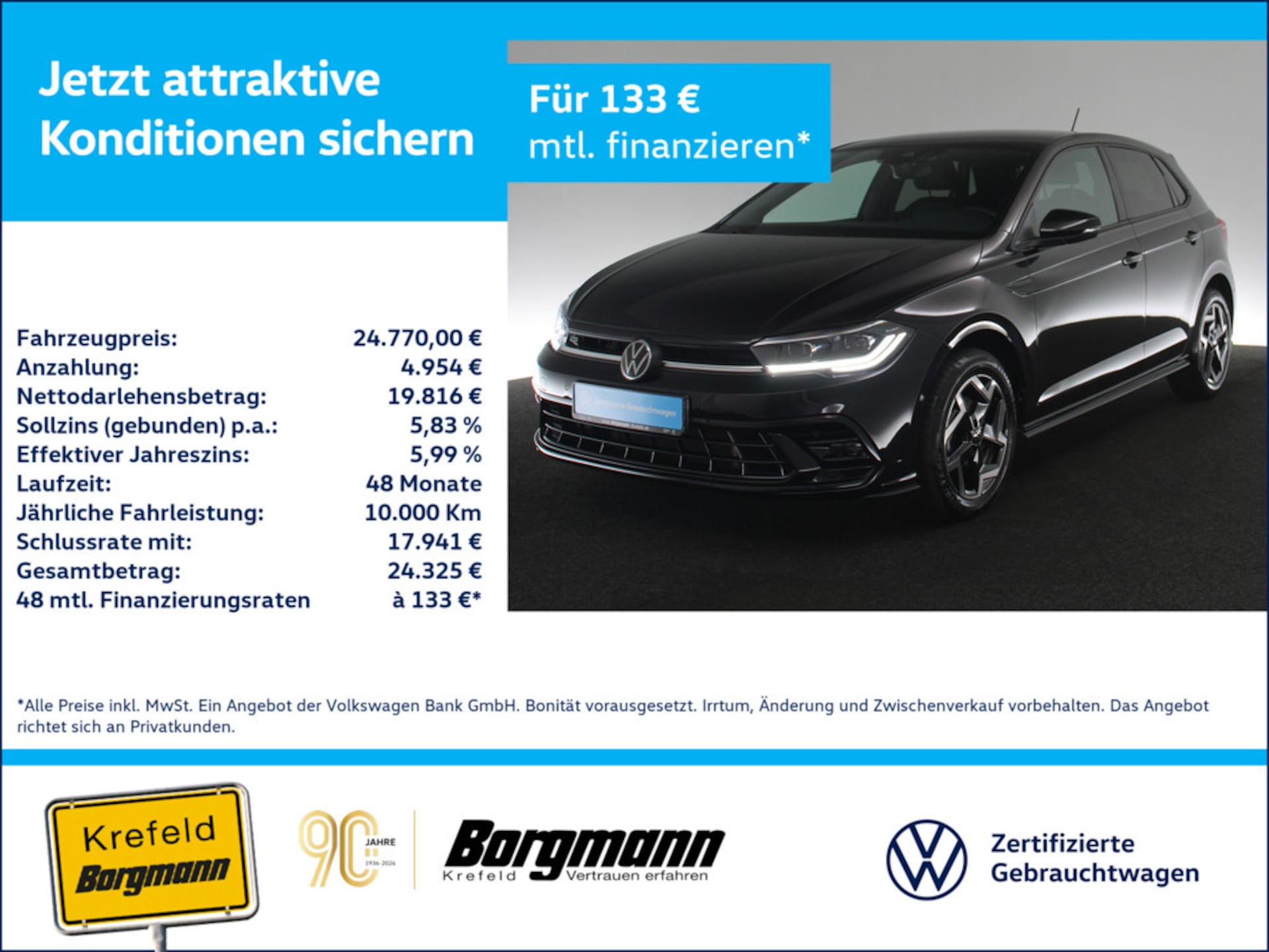 Volkswagen Polo — Volkswagen Polo Polo 1.0 TSI R-Line MATRIX-LED ACC NAVI SHZ