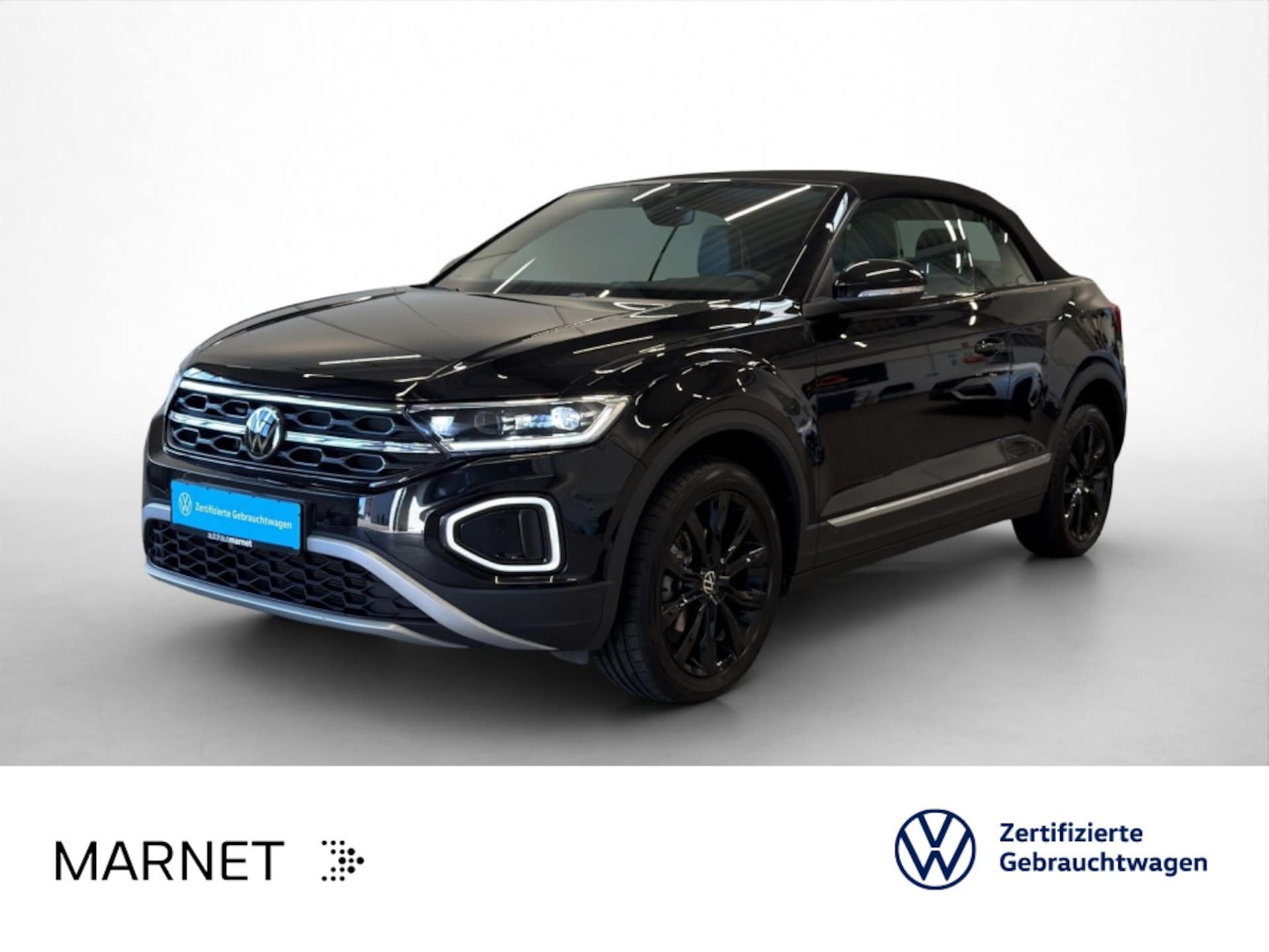 Volkswagen T-Roc Cabriolet — Volkswagen T-Roc Cabriolet T-Roc Cabriolet 1.5 TSI Style Black Style DSG Navi*Kamera*LED+*Leder-Vienna*Beats-S